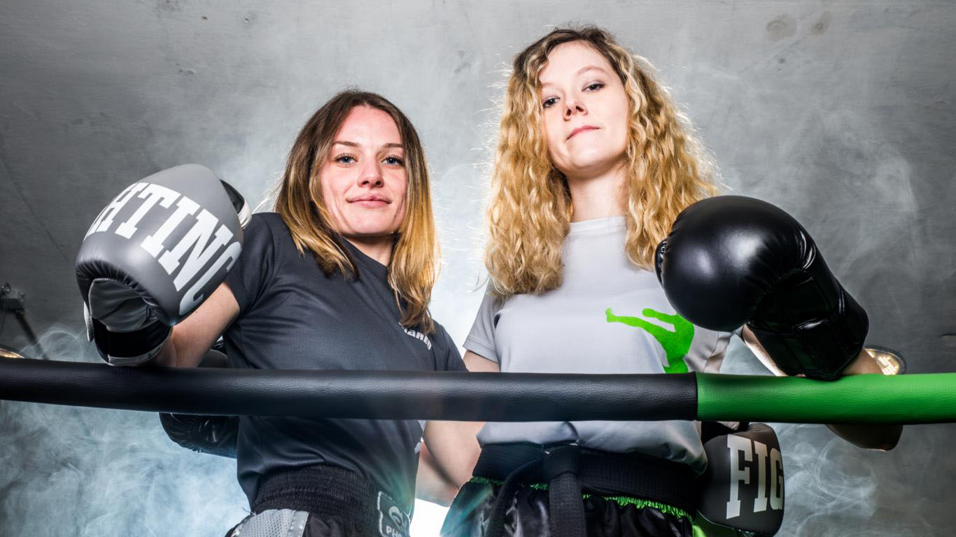 Trainerinnen Frauenkickboxen